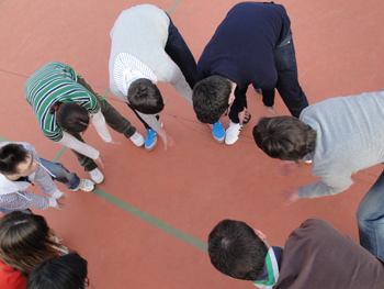 Momento de la participación en uno de los juegos.